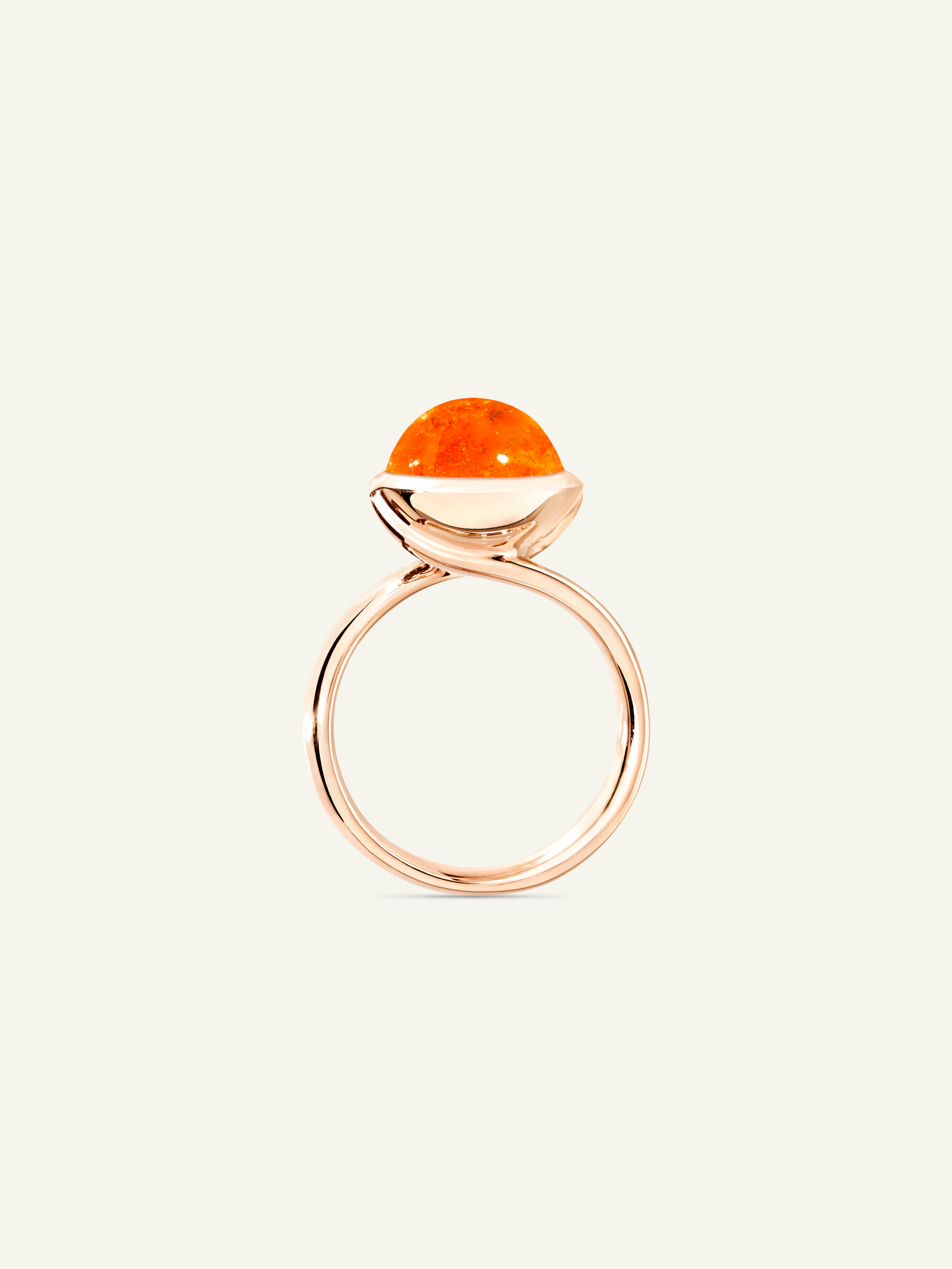 R-BOU-l-Man-rg | BOUTON Large Ring with Mandarin Garnet