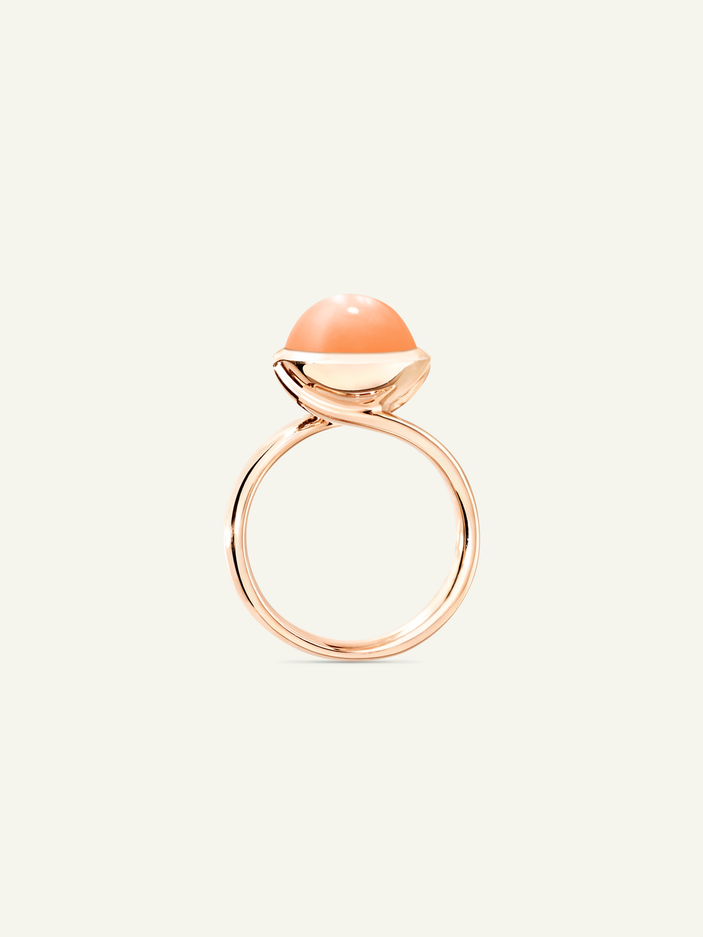 R-BOU-l-MoOr-rg | BOUTON Large Ring with Orange Moonstone