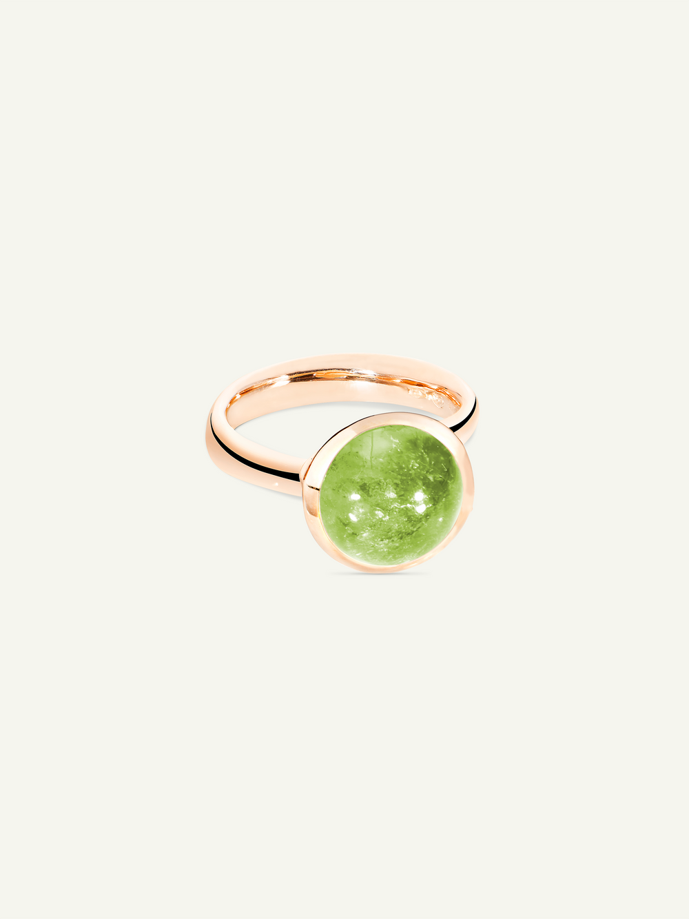 Ring BOUTON large Peridot Peridot