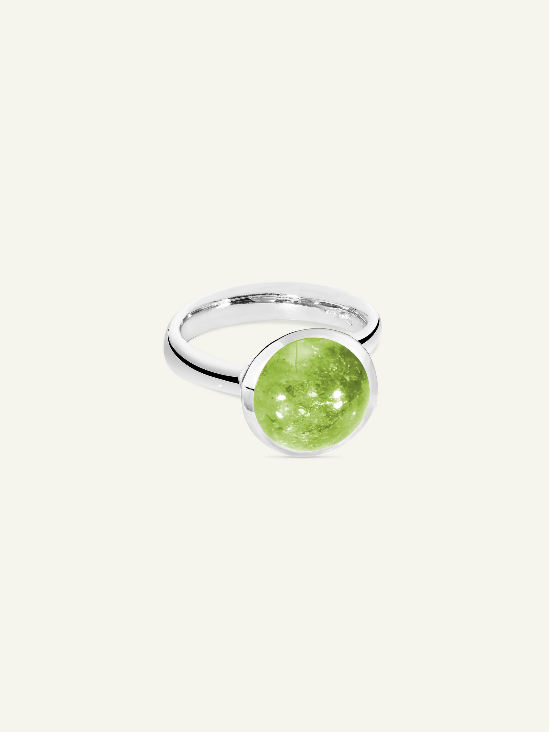 BOUTON Large Ring with Peridot
