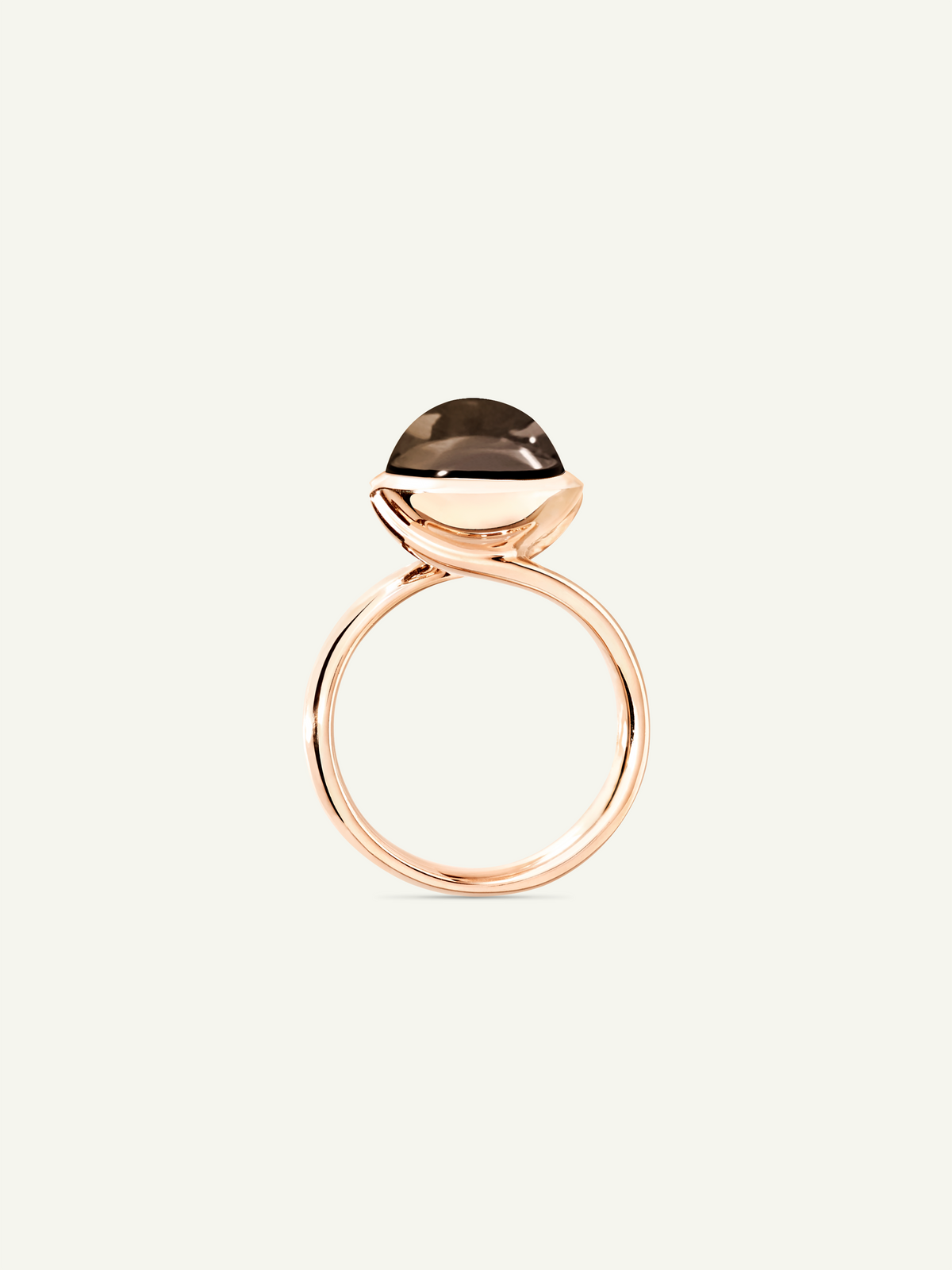 R-BOU-l-SmQu-rg | Ring BOUTON large Smoky Quartz