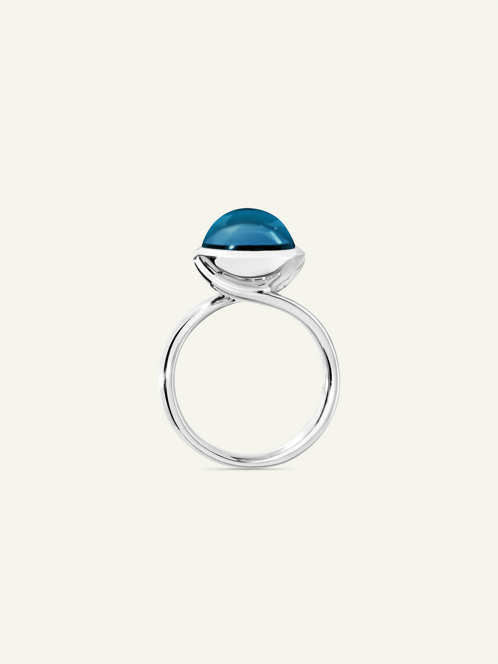 Ring BOUTON large London Topaz London Topas