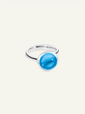 BOUTON Large Ring mit Swiss Topas
