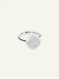 BOUTON Large Ring mit Diamant Pavé