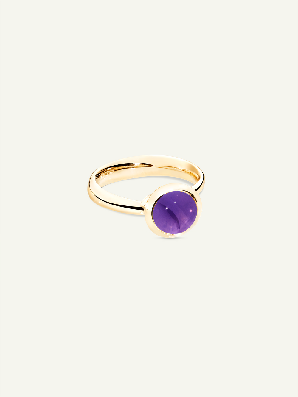 Ring BOUTON small Amethyst Amethyst