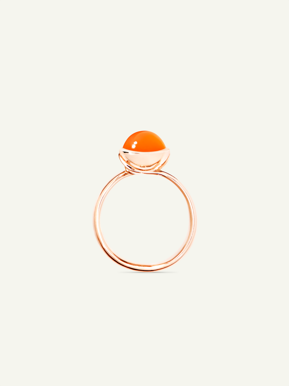Ring BOUTON small Carnelian Karneol