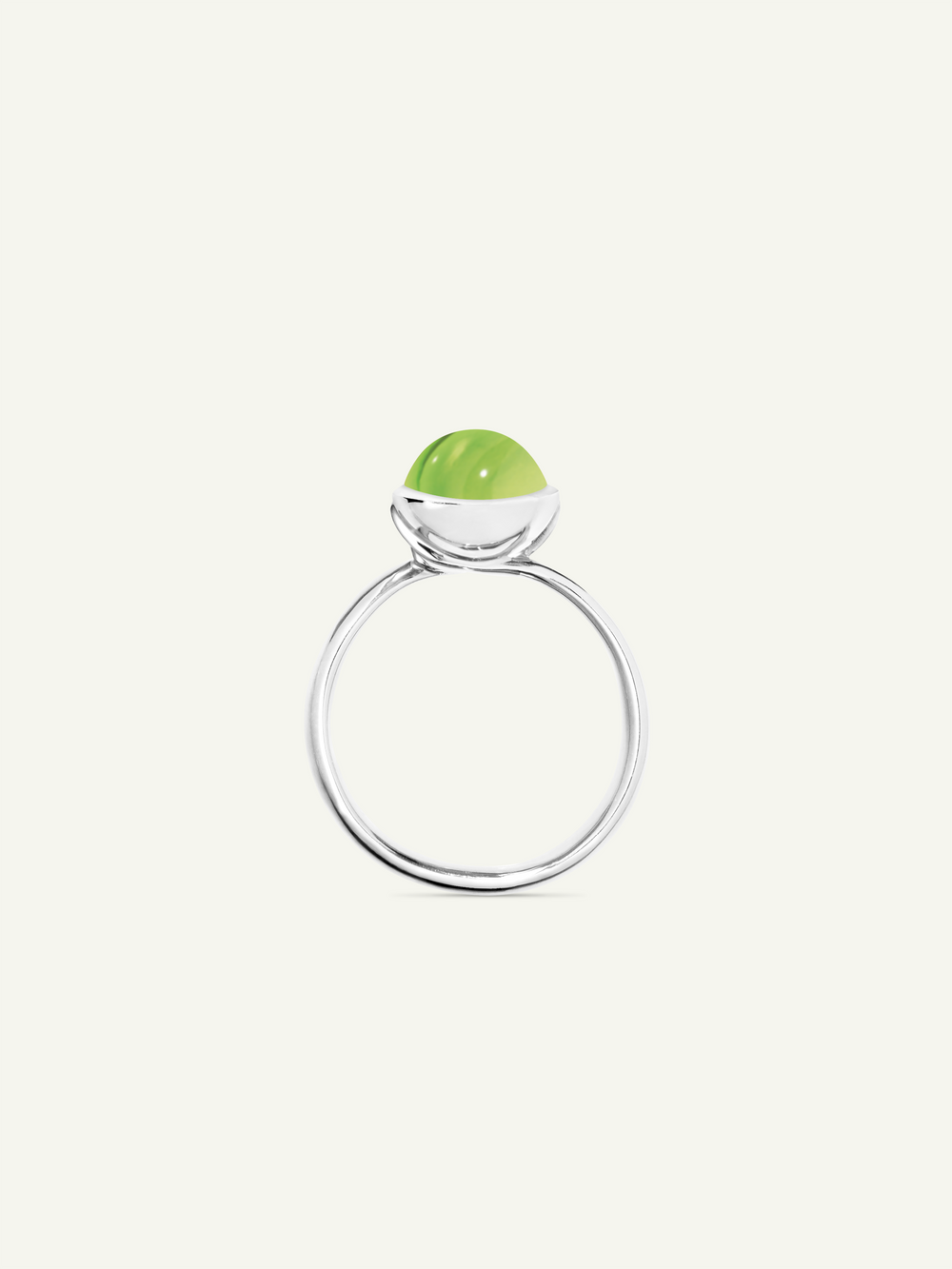 Ring BOUTON small Peridot Peridot