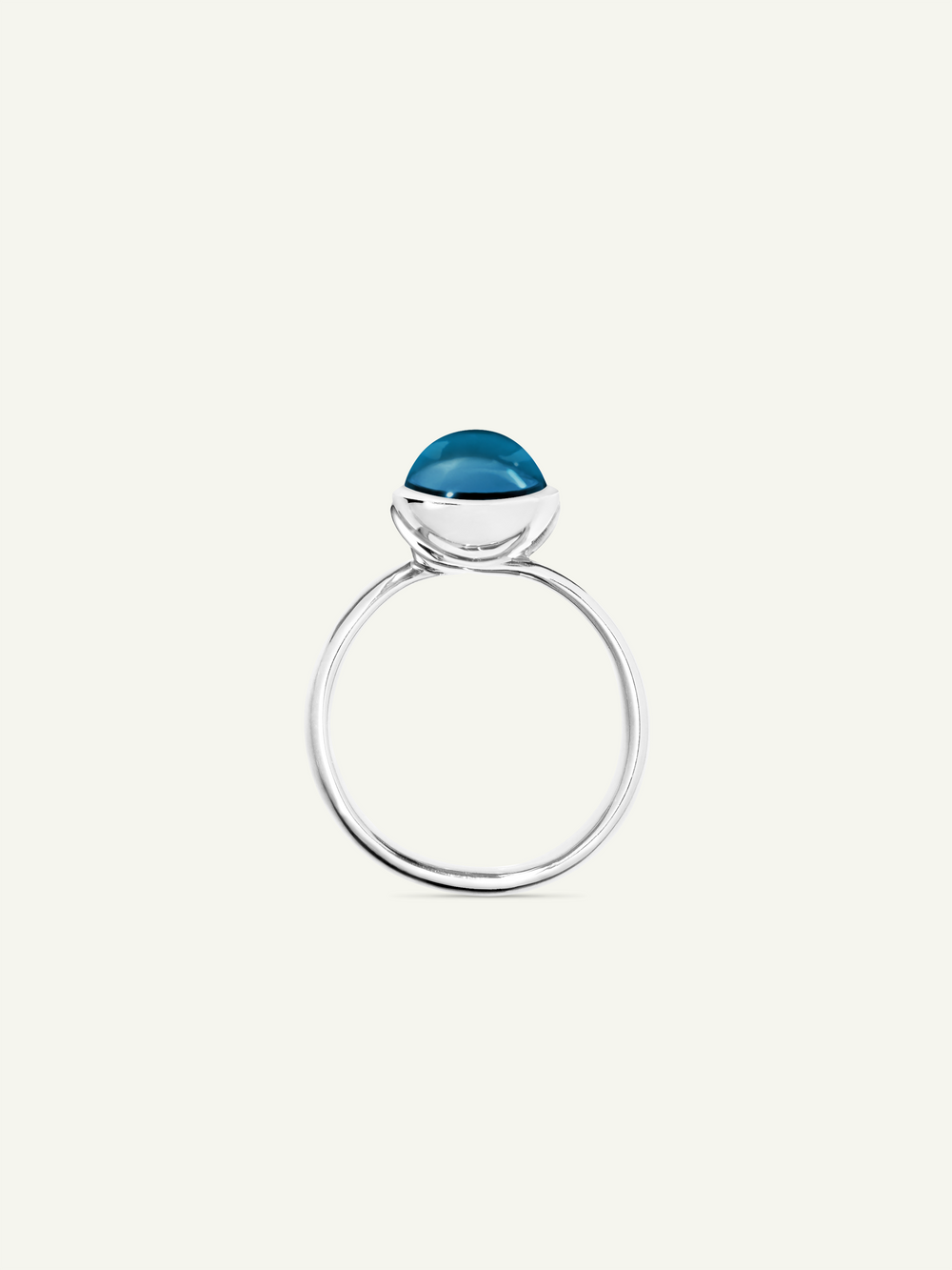 Ring BOUTON small London Topaz London Topas