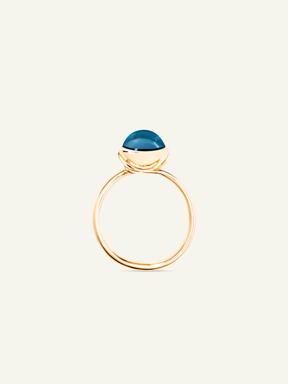 Ring BOUTON small London Topaz London Topas