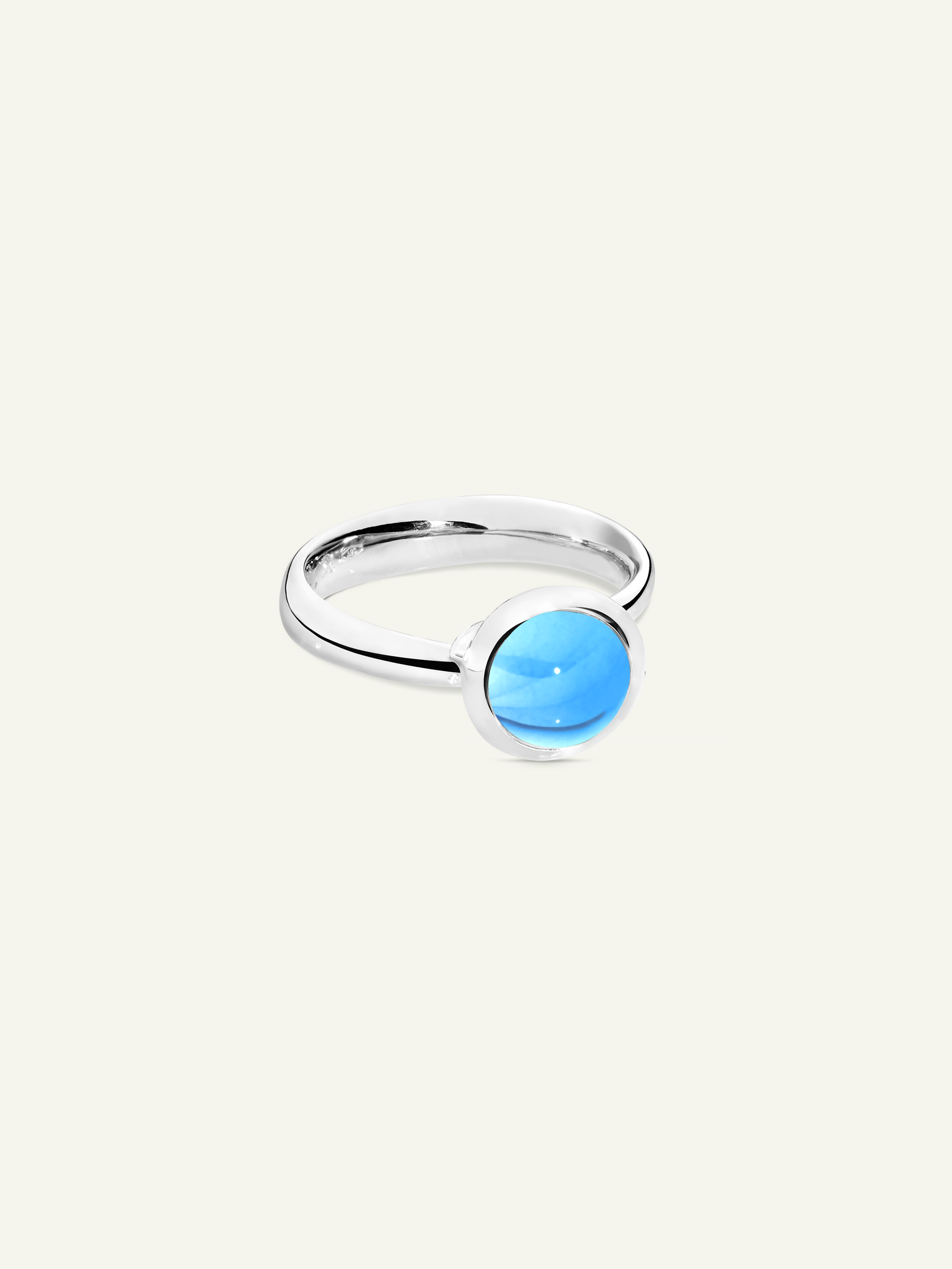 Ring BOUTON small Swiss Topaz Swiss Topas
