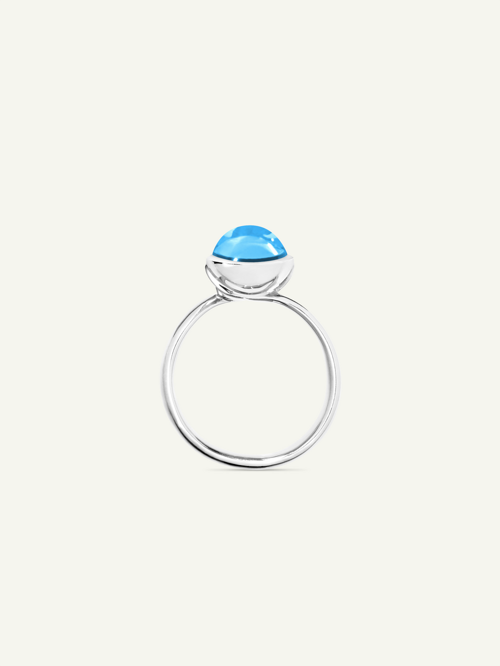 Ring BOUTON small Swiss Topaz Swiss Topas
