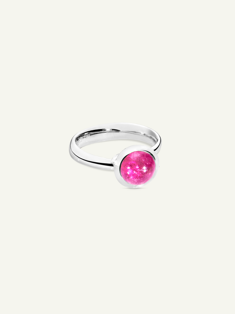 Ring BOUTON small Tourmaline rose rosa Turmalin