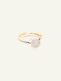 BOUTON Small Ring with Diamond Pavé
