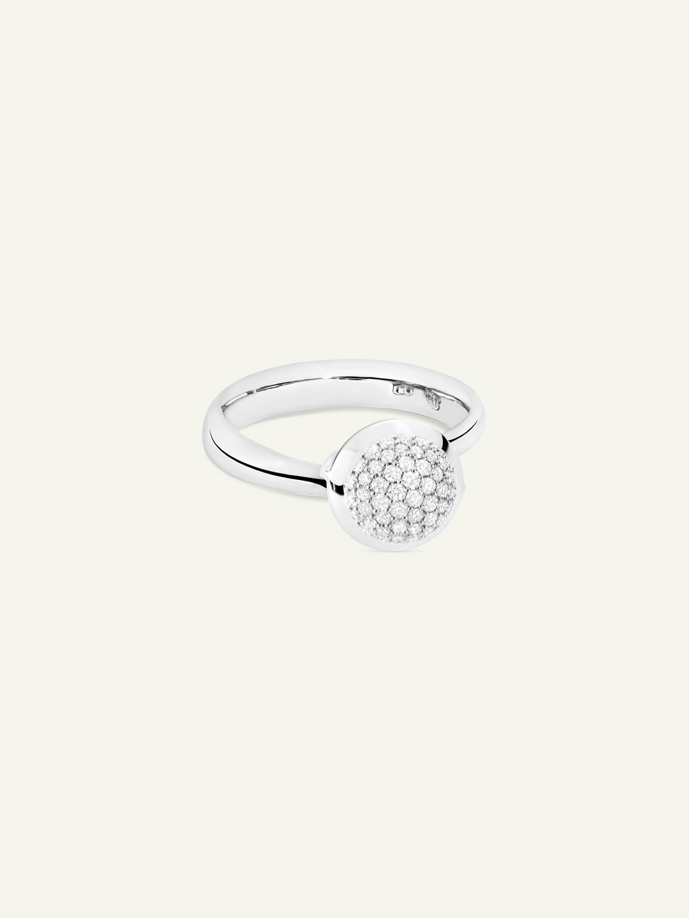Ring BOUTON small Diamond Pavé mit Diamant Pavé