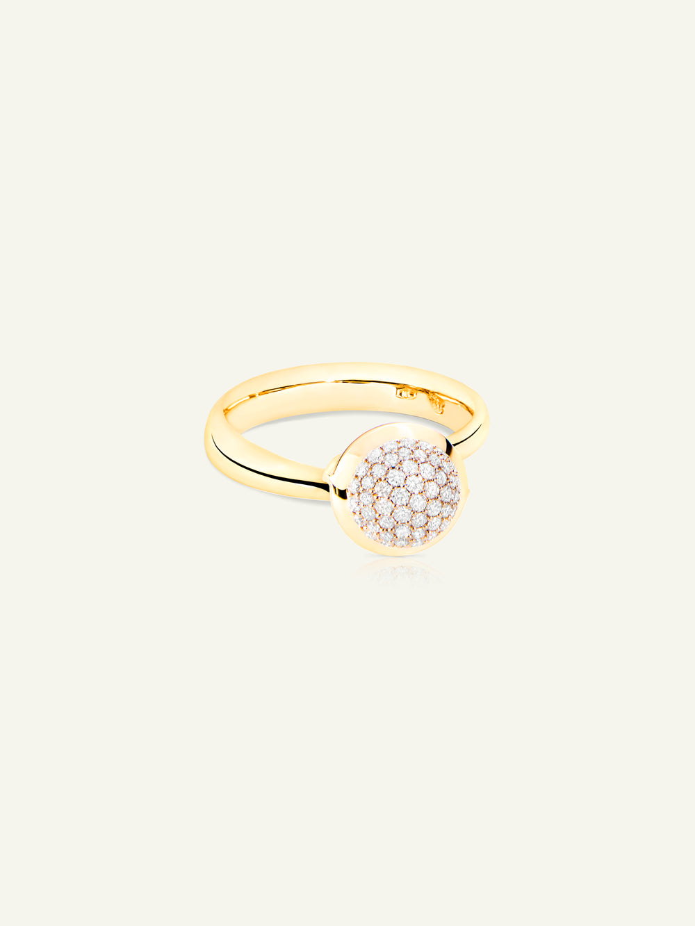 Ring BOUTON small Diamond Pavé mit Diamant Pavé