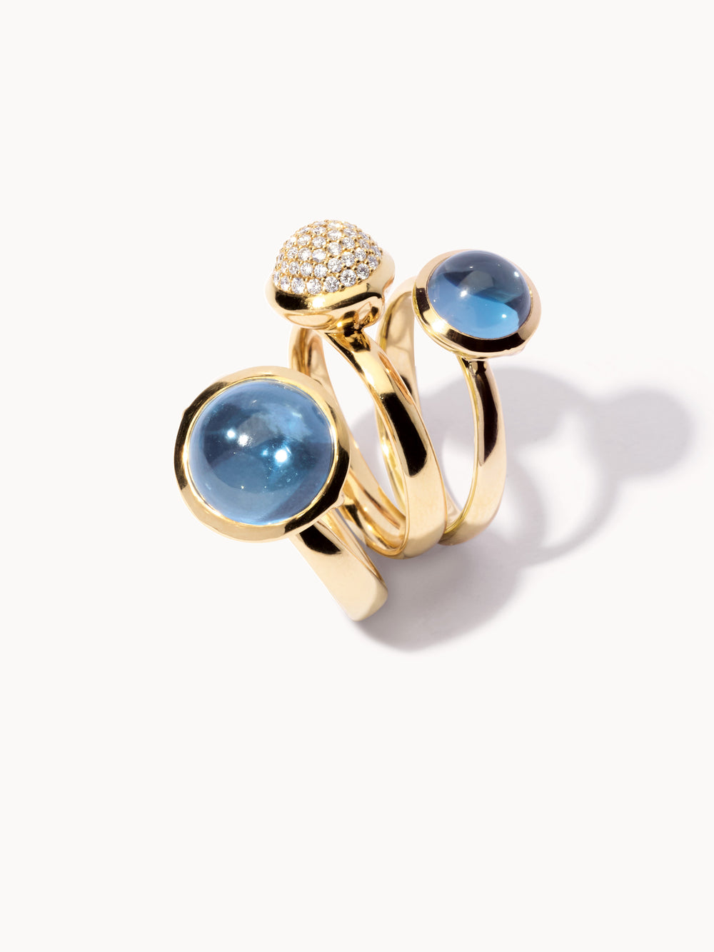 Ring BOUTON small Diamond Pavé mit Diamant Pavé