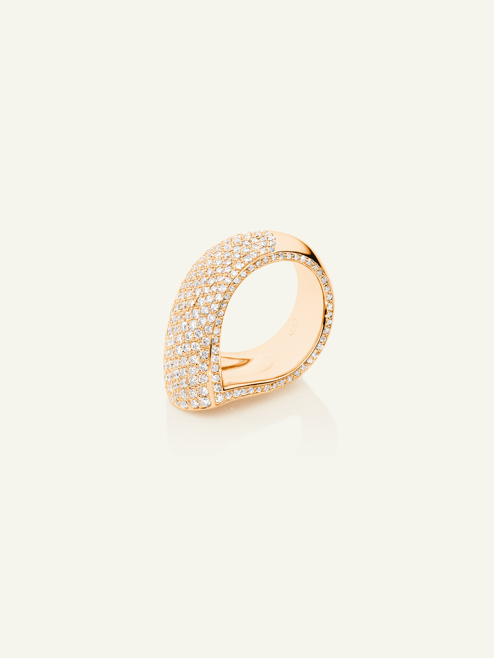 SIGNATURE Ring Drop Diamond Pavé mit Diamant Pavé