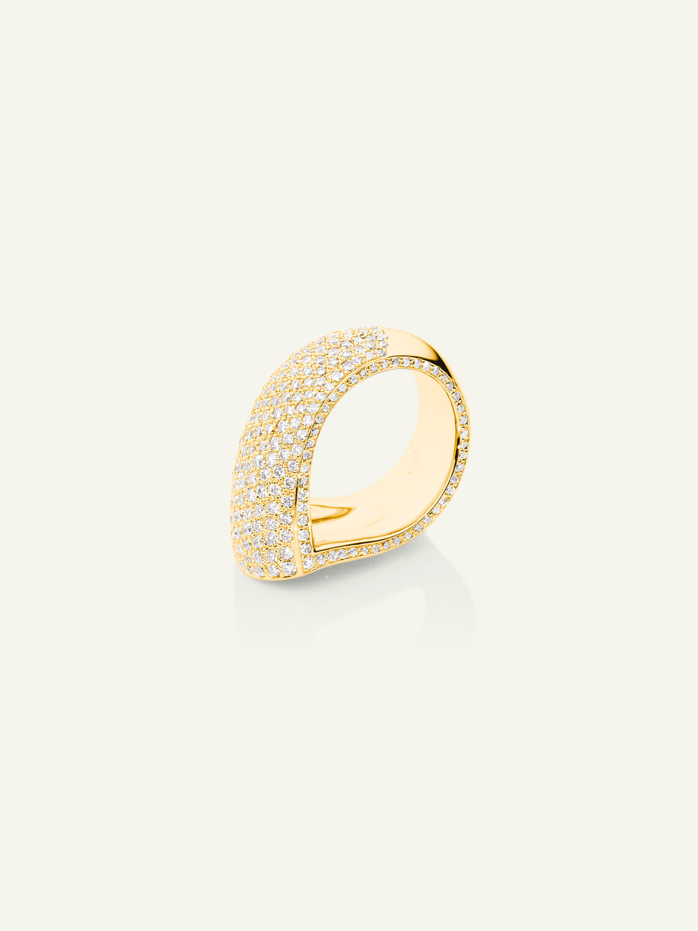 SIGNATURE Ring Drop Diamond Pavé mit Diamant Pavé
