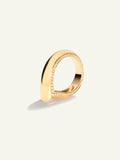 SIGNATURE Small Drop Ring with Diamond Pavé