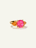 R-GL-Rub6-Man-yg | Ring GLAMOUR Rubellite