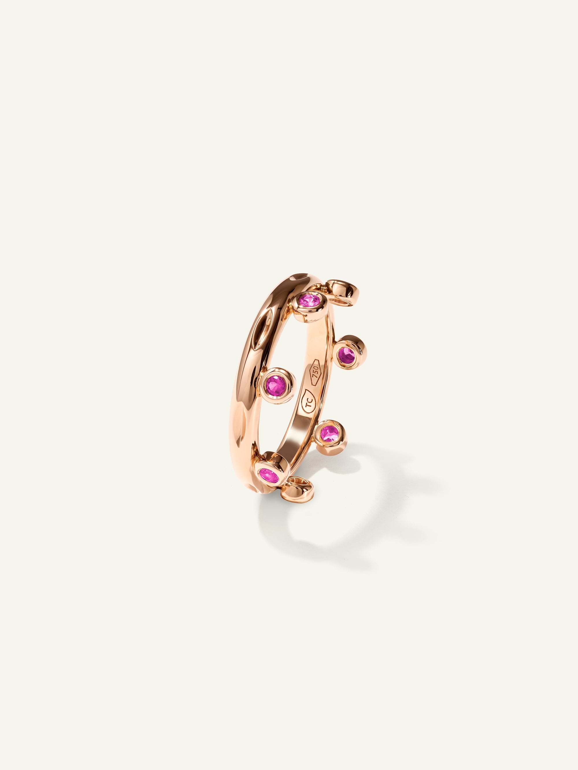 GYPSY Crown Brilliant Cut Ring in ‘Blush’
