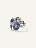 JULIA Ring mit Fancy Tansaniten