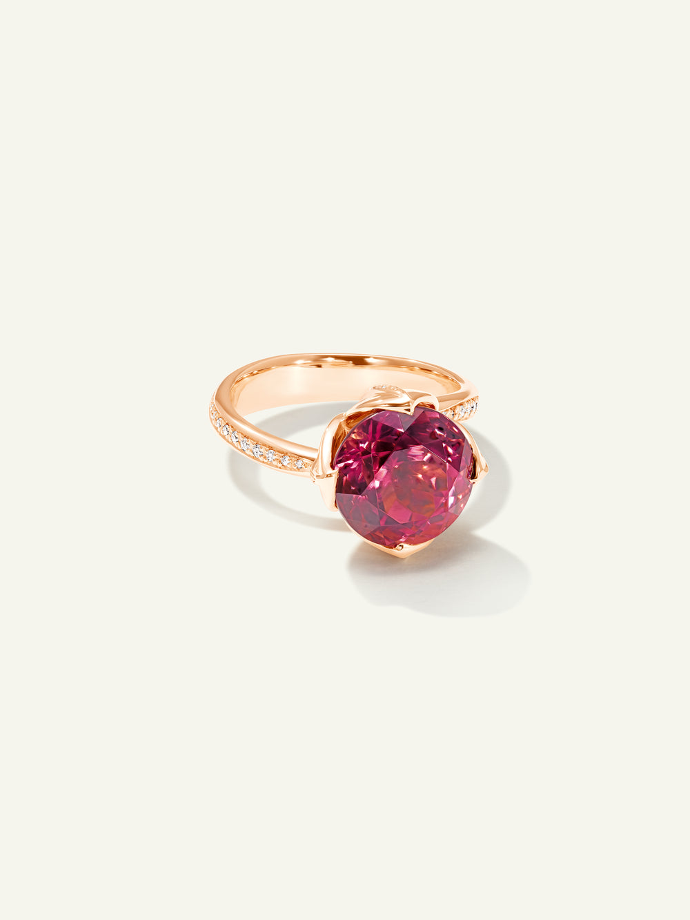 R-TUL-TuPi5-p-rg | TULIP Ring with Pink Tourmaline