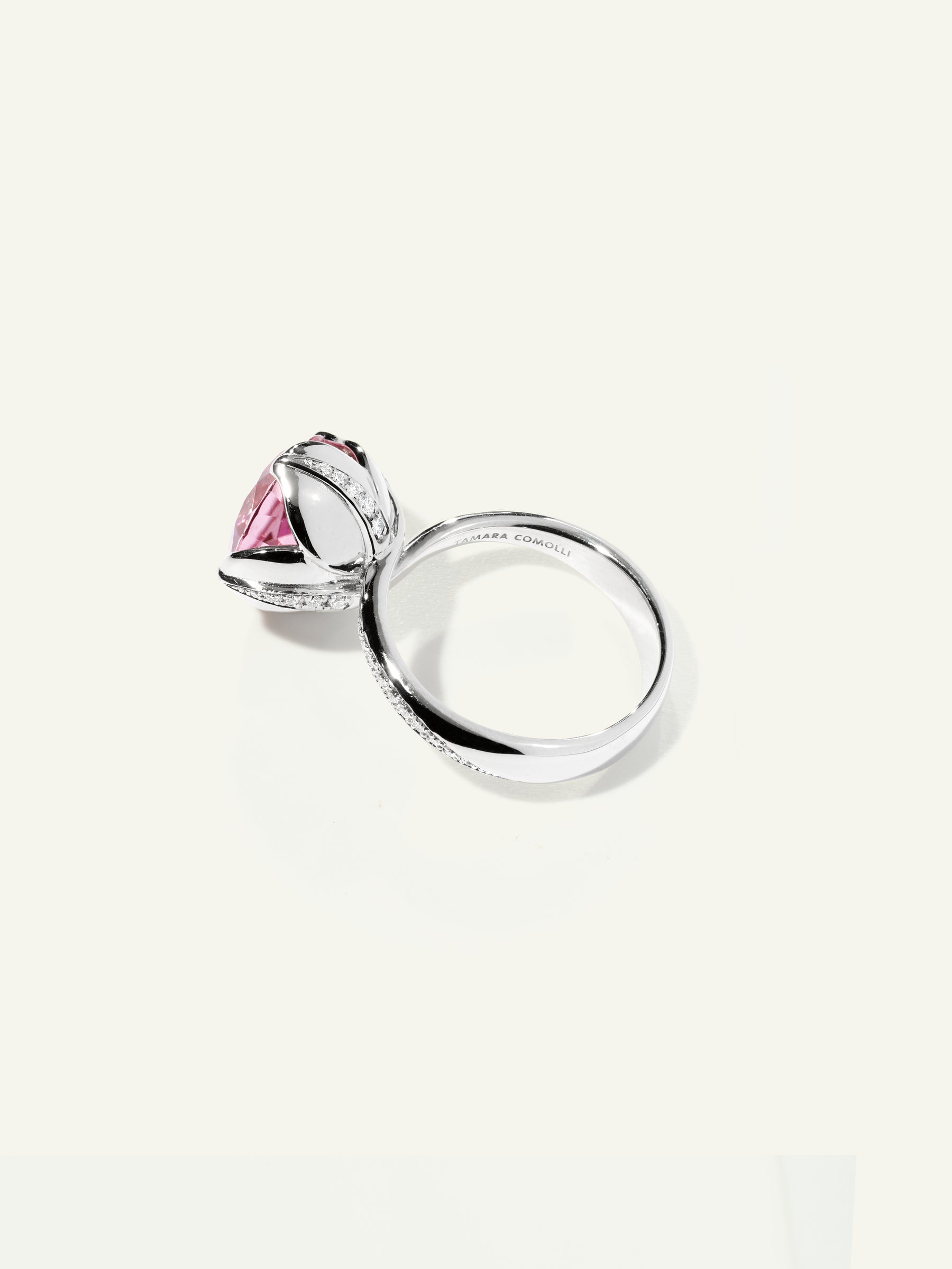 Ring TULIP Tourmaline rose Rose Tourmaline