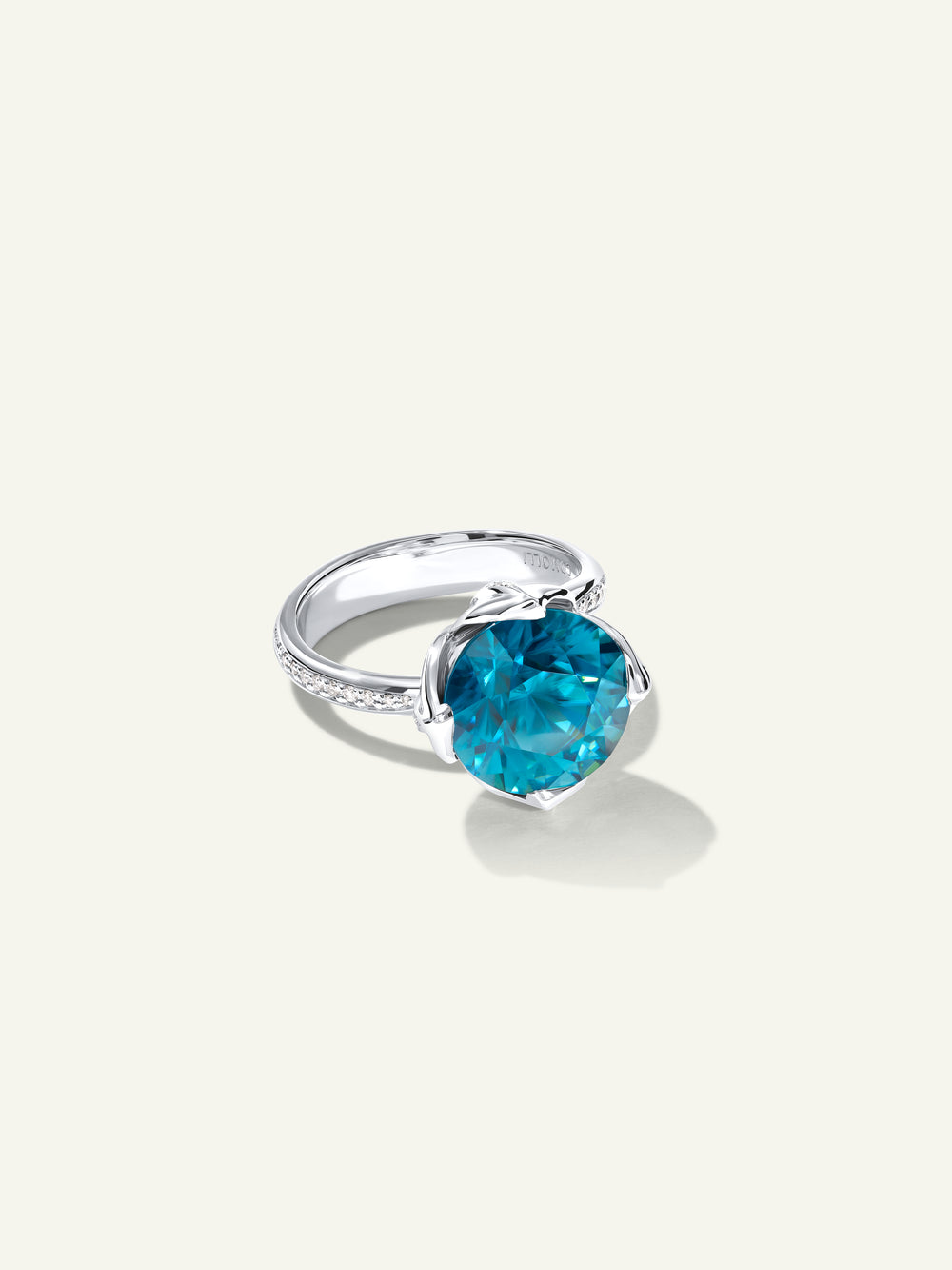 R-TUL-Zir8-p-wg | TULIP Ring with Zircon