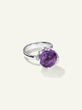 TULIP Ring Large with Amethyst