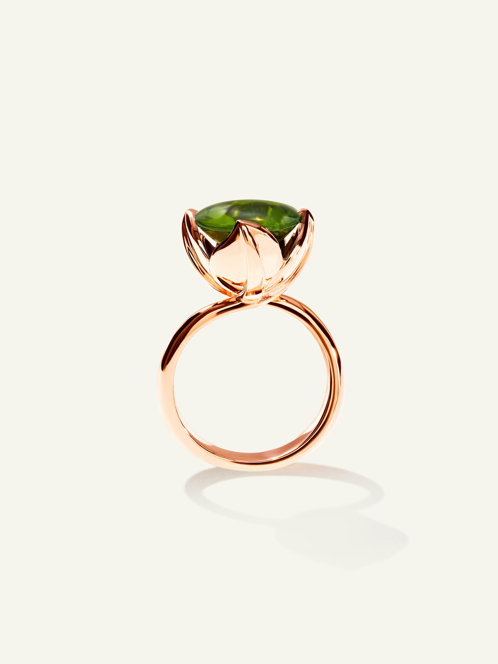 R-TUL-l-Per-rg | TULIP Ring Large with Peridot