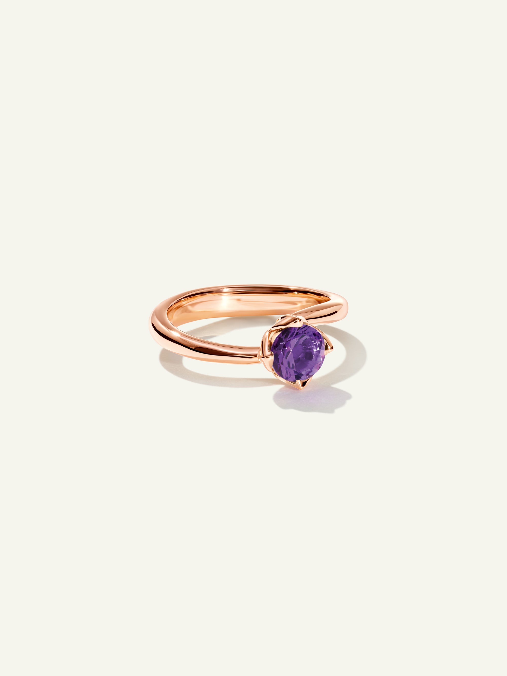 TULIP Ring XS with Amethyst