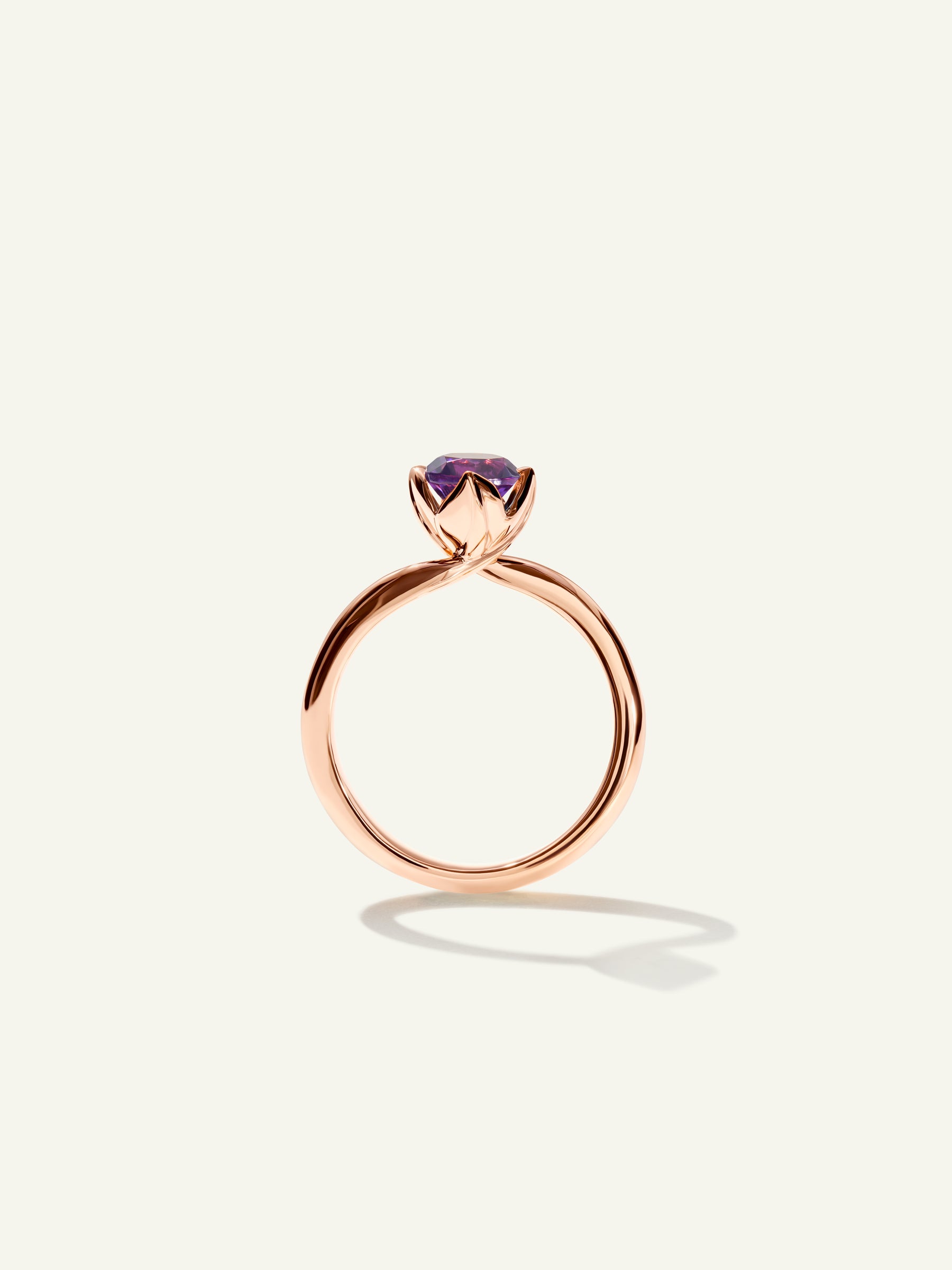 TULIP Ring XS with Amethyst