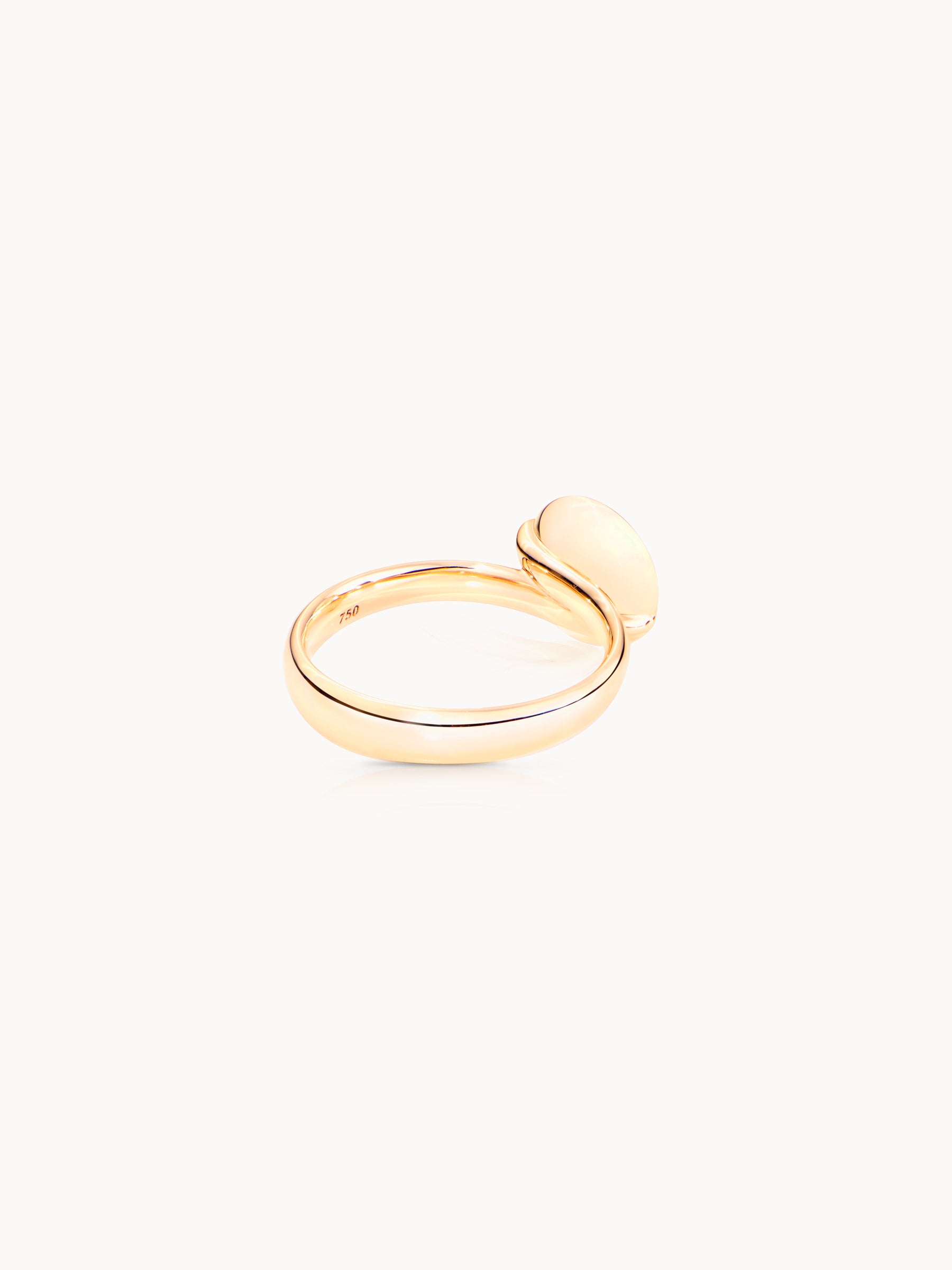 Ring BOUTON small Moonstone grey grauer Mondstein