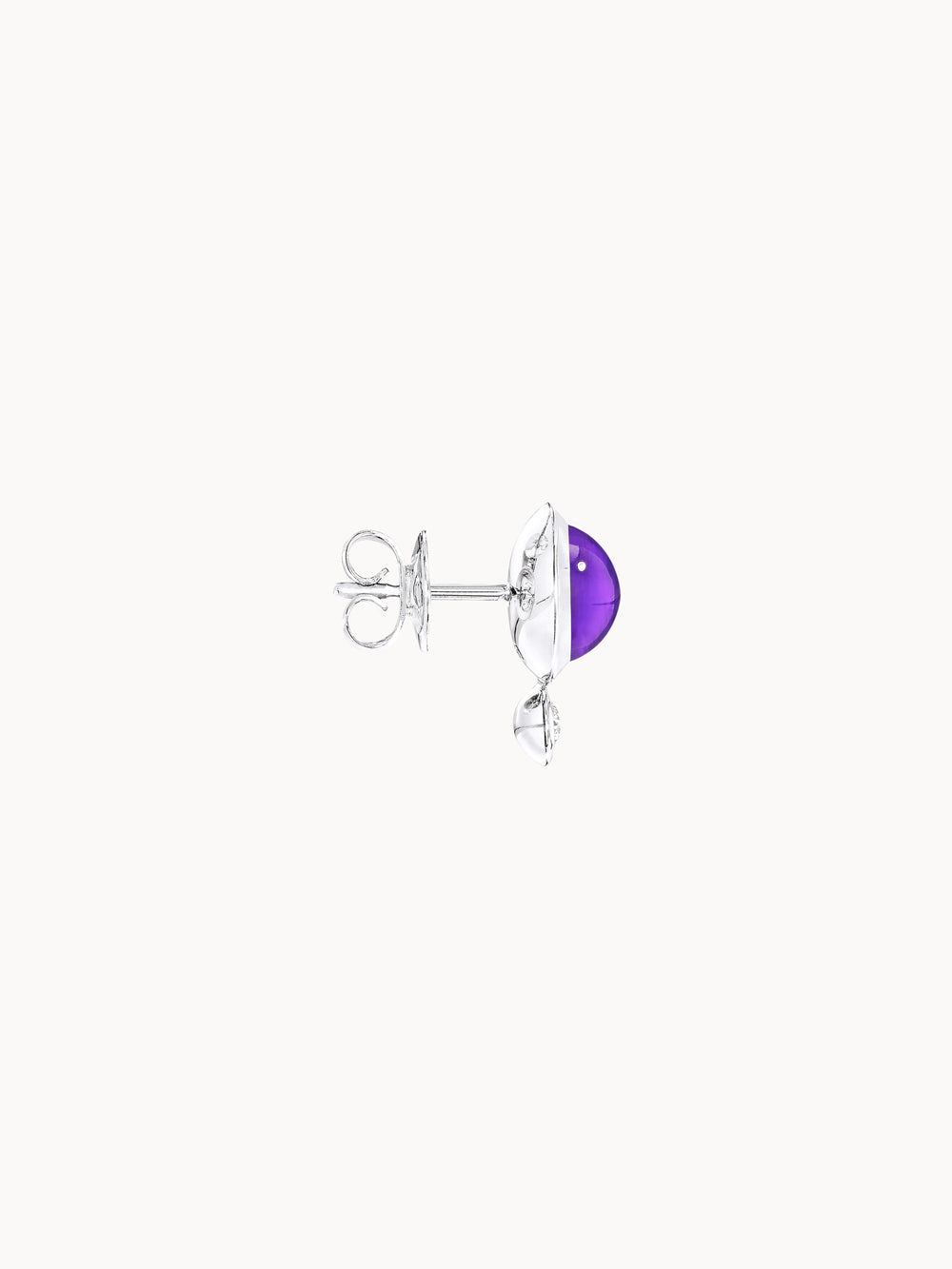 Ohrringe BOUTON Amethyst / Classic