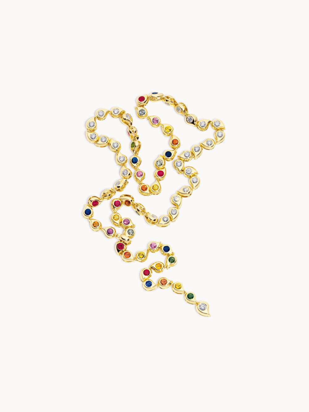 SNOWFLAKES Rivière Collier Halskette in 'Classic' / 'Candy'
