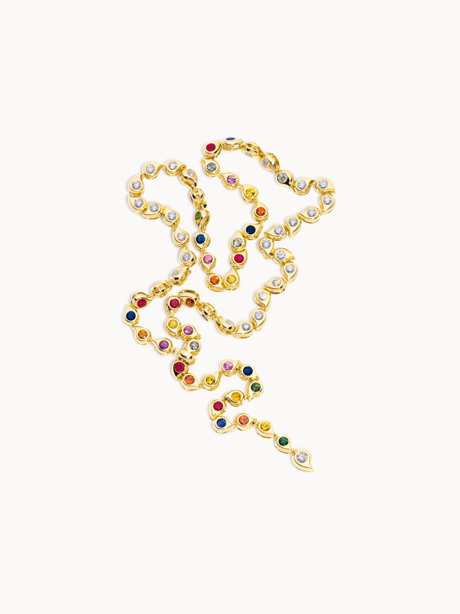 SNOWFLAKES Rivière Collier Halskette in 'Classic' / 'Candy'